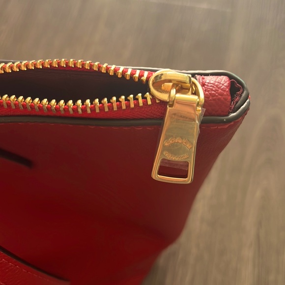 Coach Red Leather Tote - Picture 4 of 4